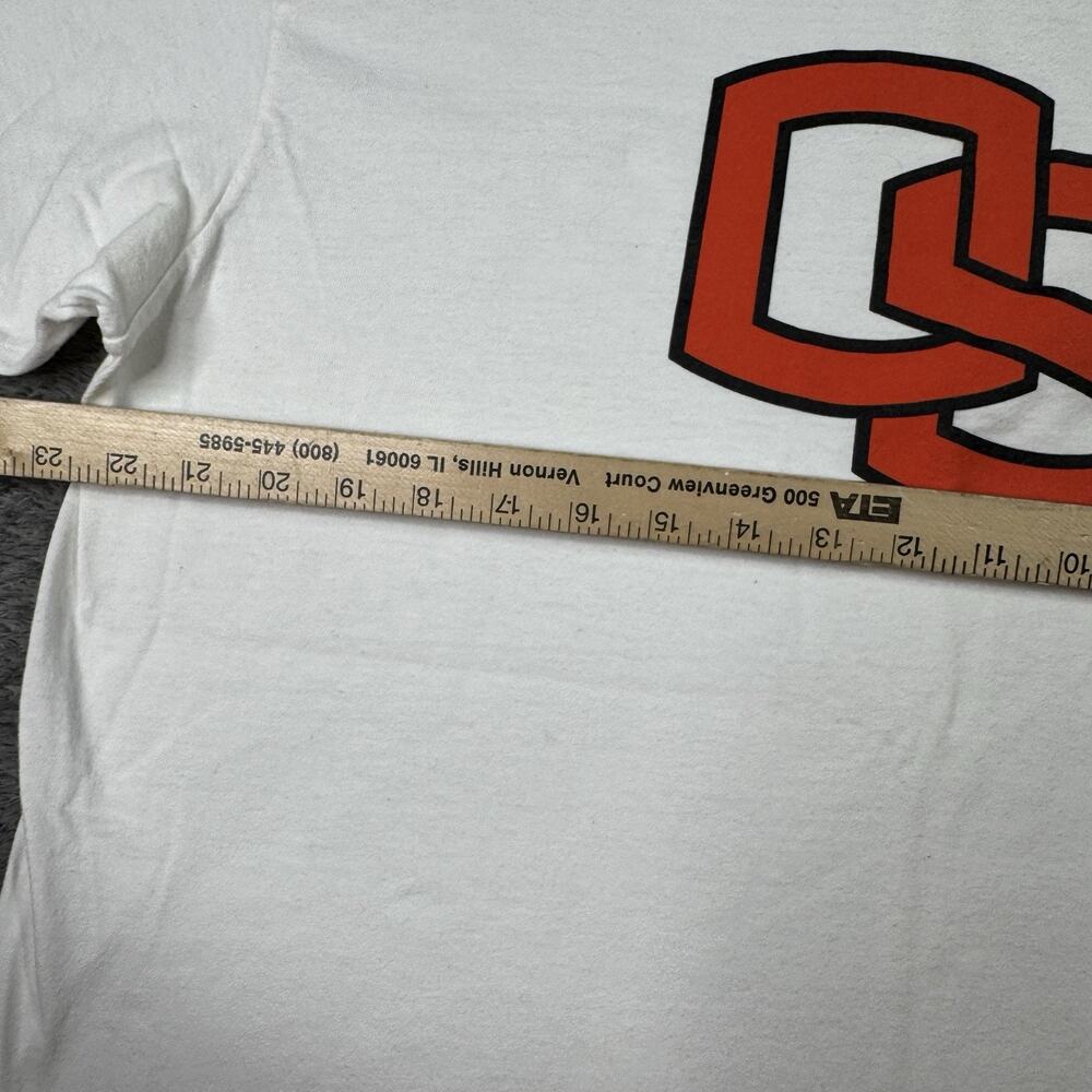 Vintage Nike Oregon State Beavers Shirt Center Swoosh Script Logo Crew Neck Tee - Picture 5 of 5